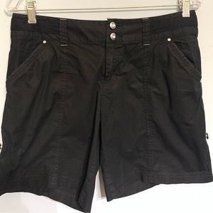 INC INTERNATIONAL CONCEPTS WOMENS BLACK SHORTS SIZE 4